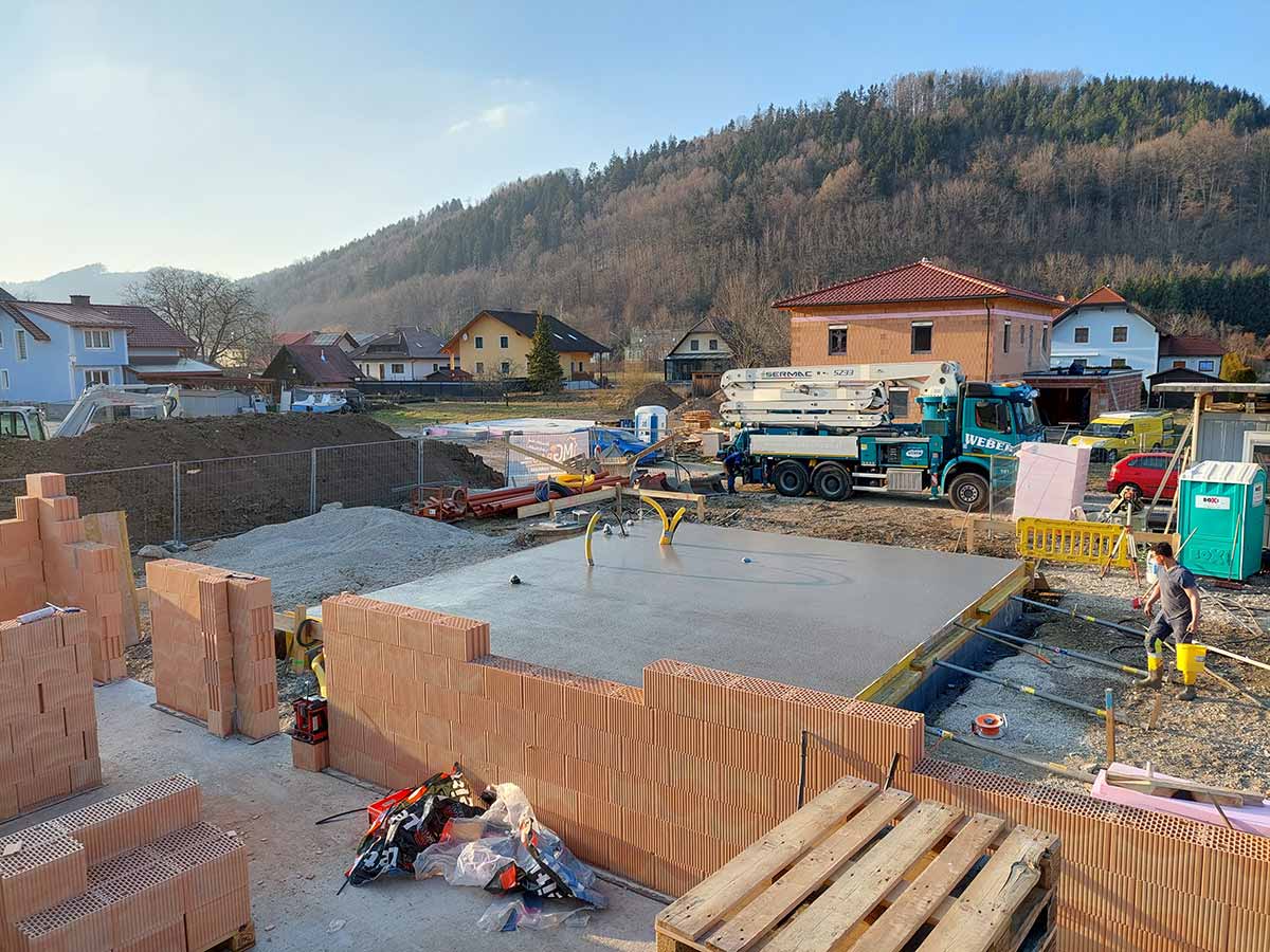 Baustelle - Hausbau in Tamsweg